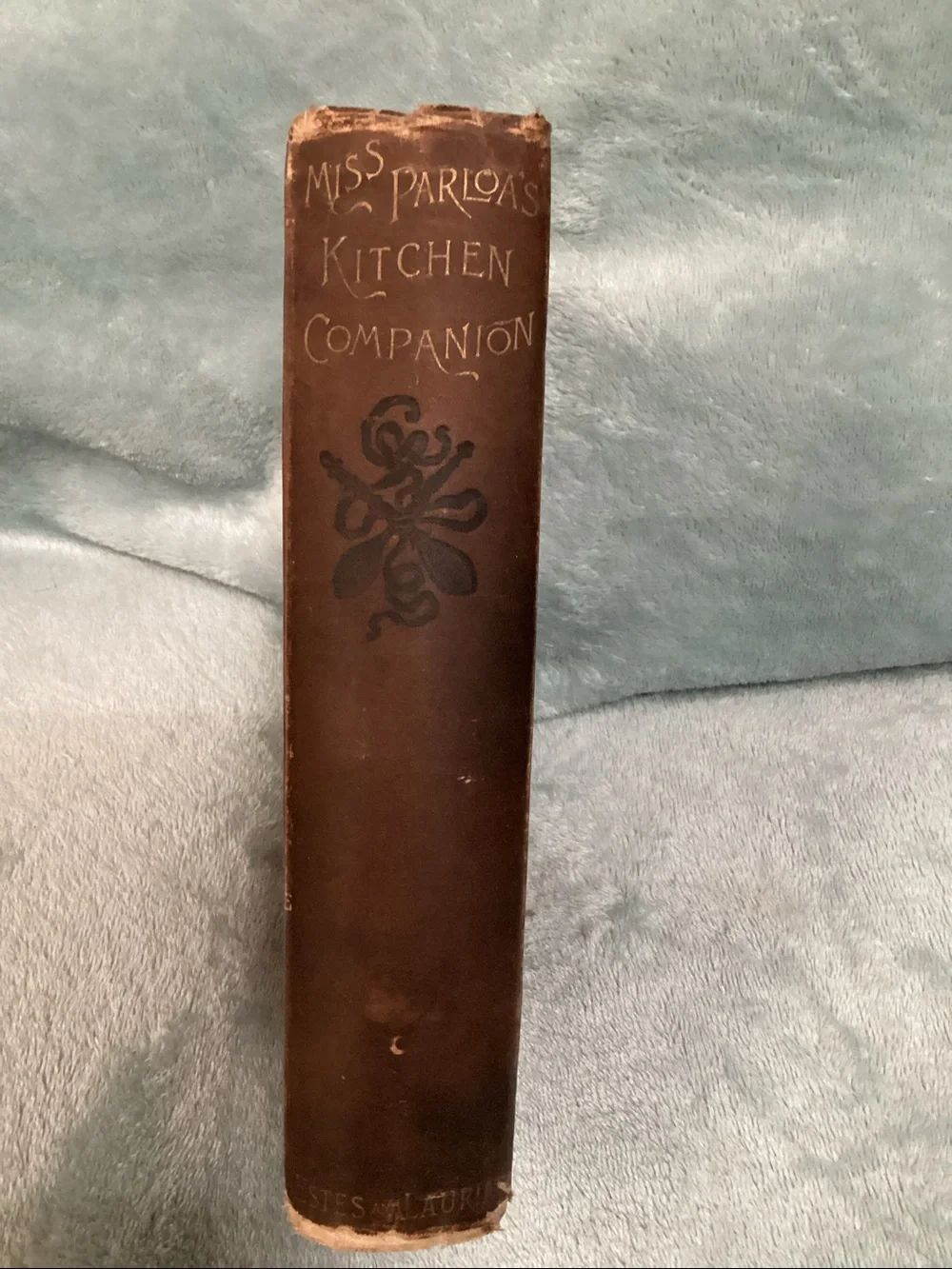 1st edition, 1887 Miss Parloa’s Kitchen Companion cookbook